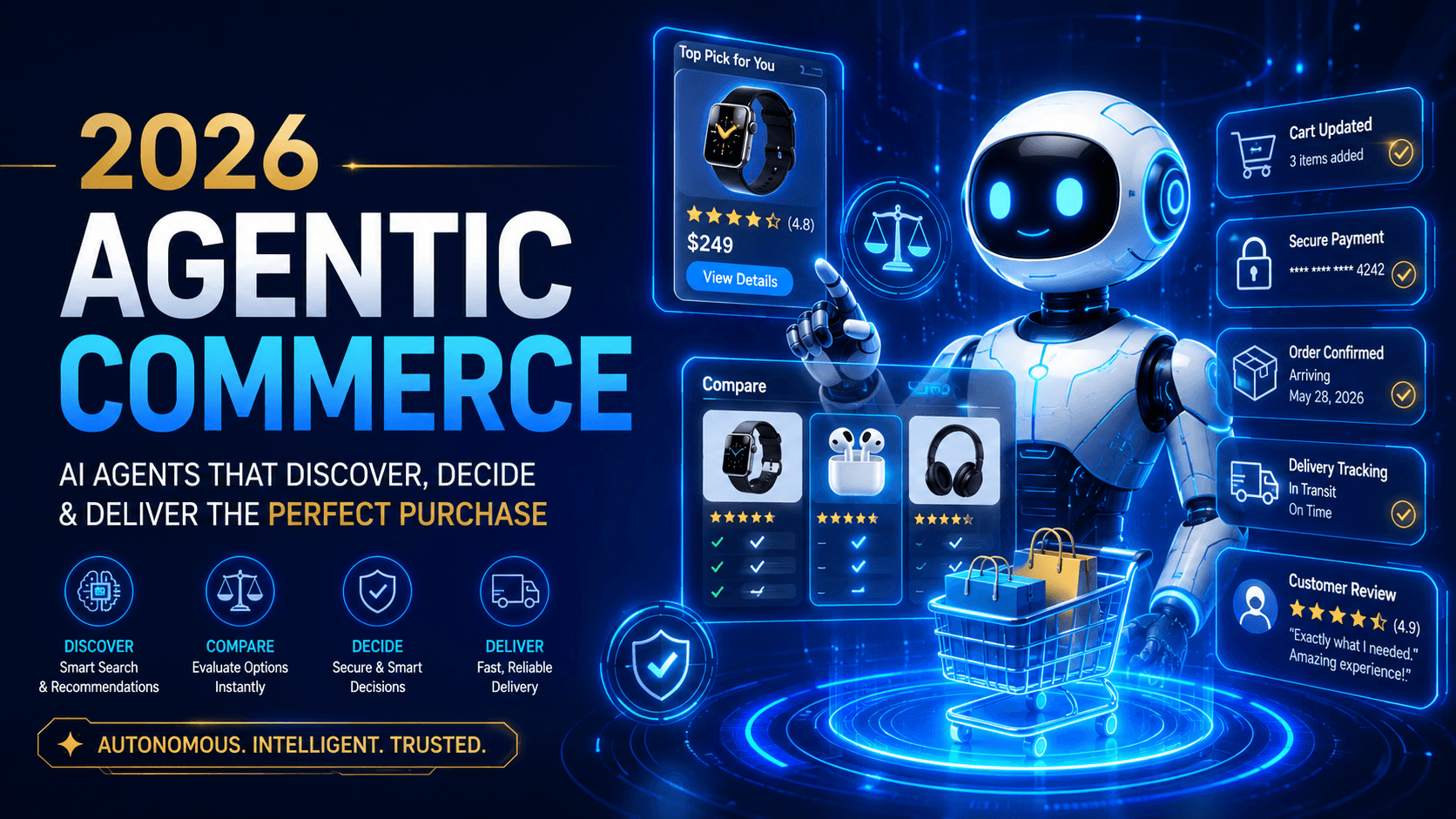 Agentic Commerce in 2026: How AI Shopping Agents Are Changing E-Commerce image 1